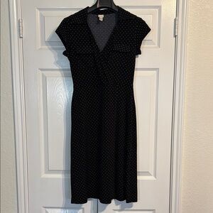 XS Polka Dot Midi Dress